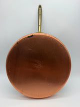 11.5” Revere Ware 1801 Signature Solid Copper bottom Stainless  Skillet circa 1976