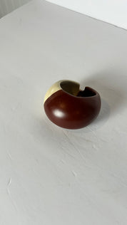 Ceramic glazed ashtray