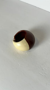 Ceramic glazed ashtray