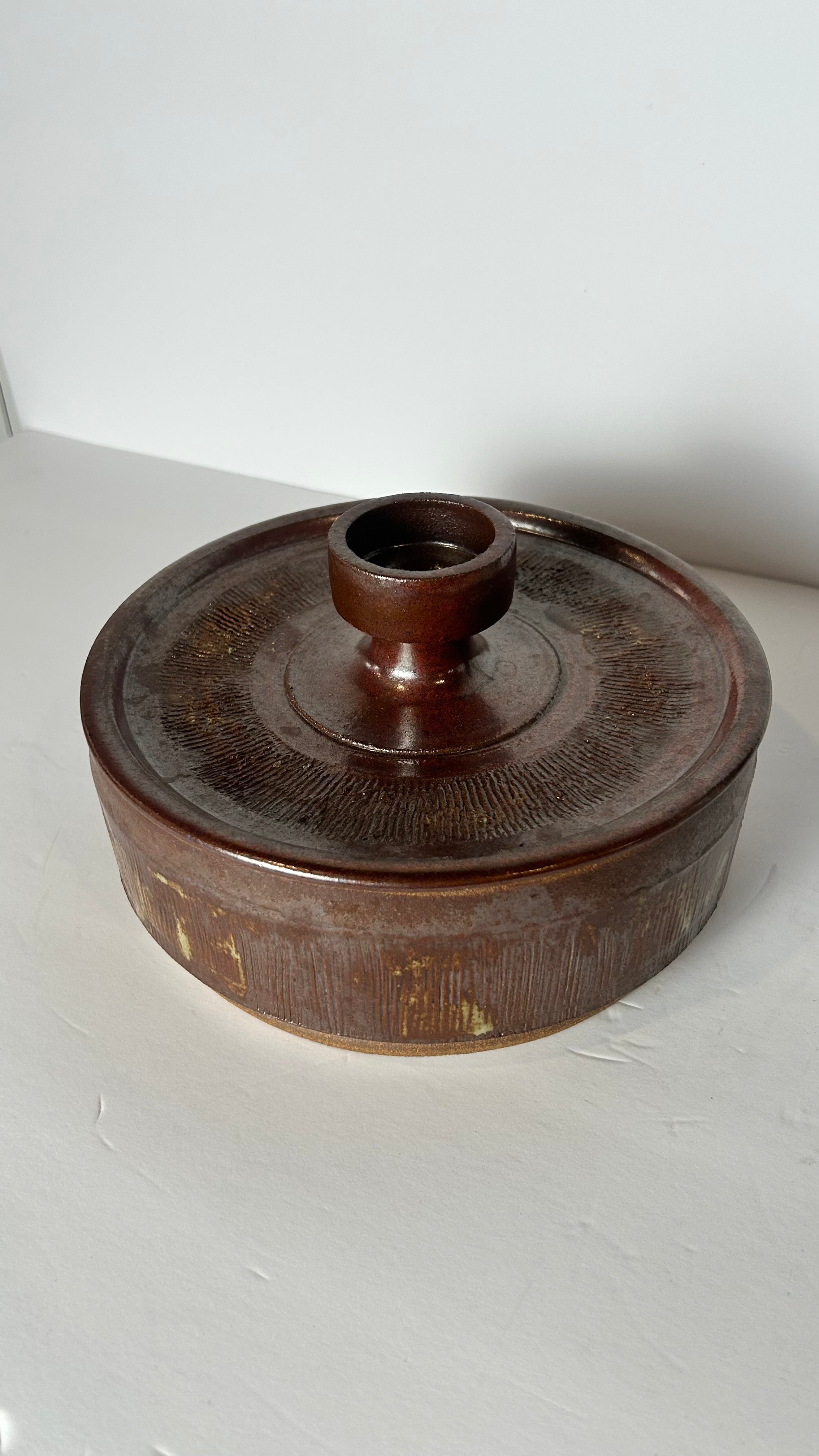MCM  large ceramic casserole dish with lid