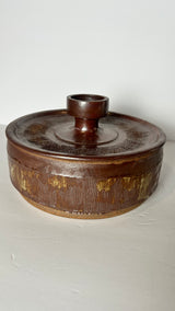 MCM  large ceramic casserole dish with lid
