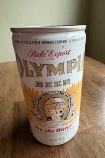 1970's Olympia Beer can 12ozs
