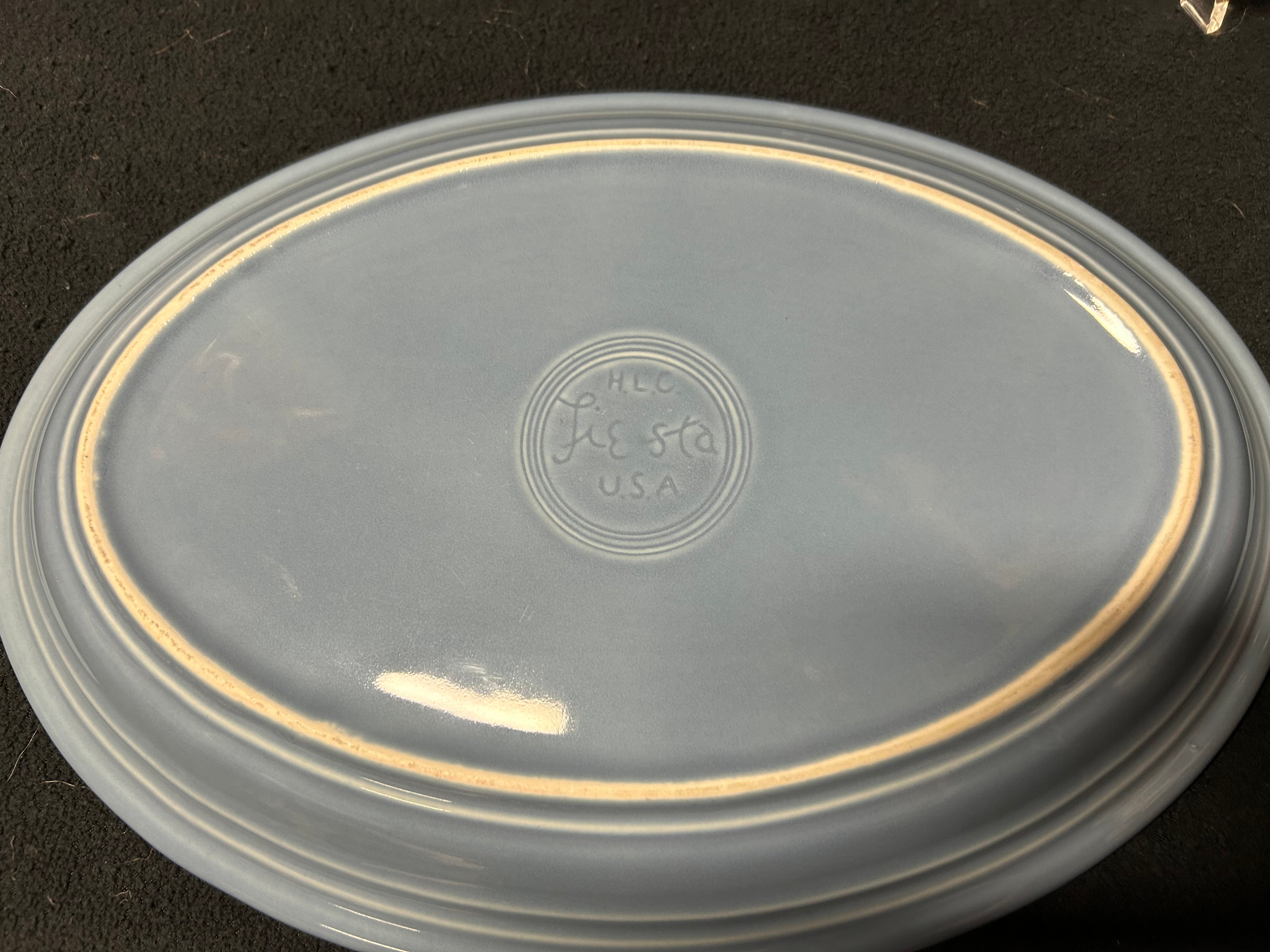 Periwinkle Fiestaware Platter 13.5 in.