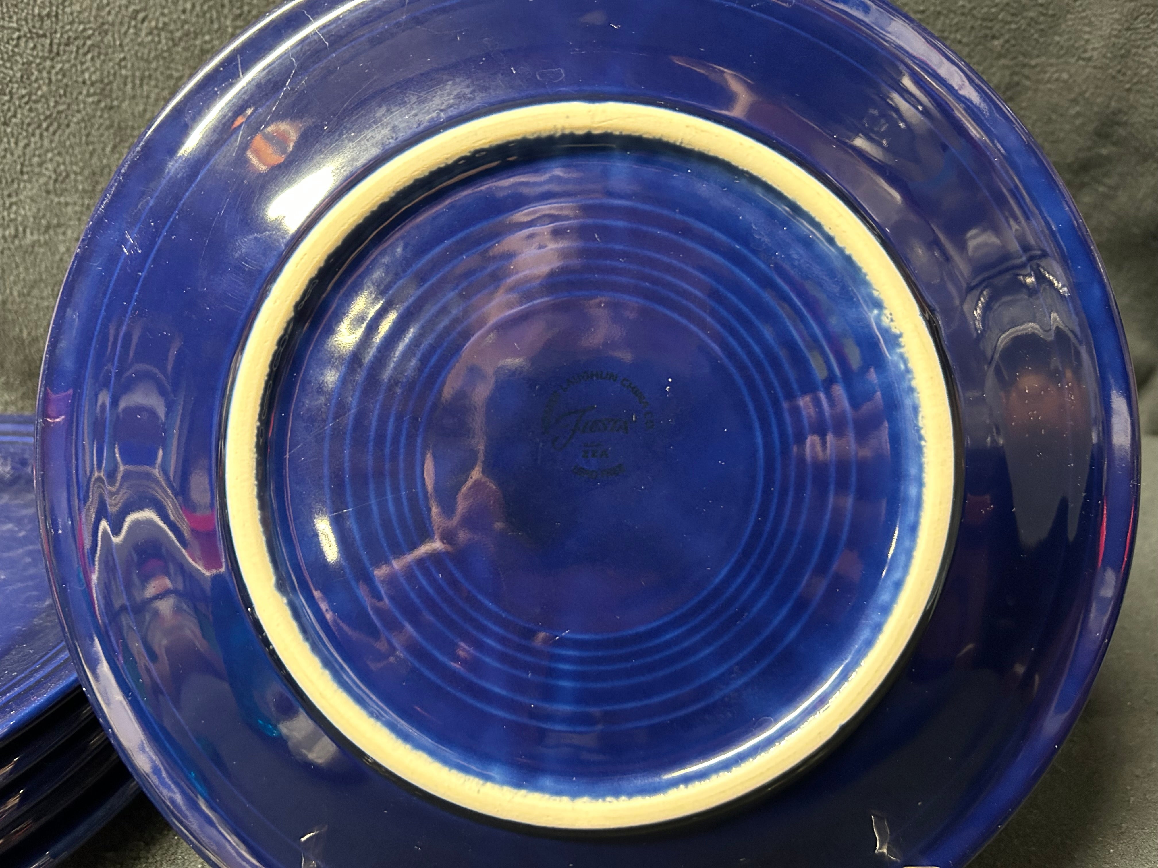 Cobalt Blue Fiestaware Dinner Plate