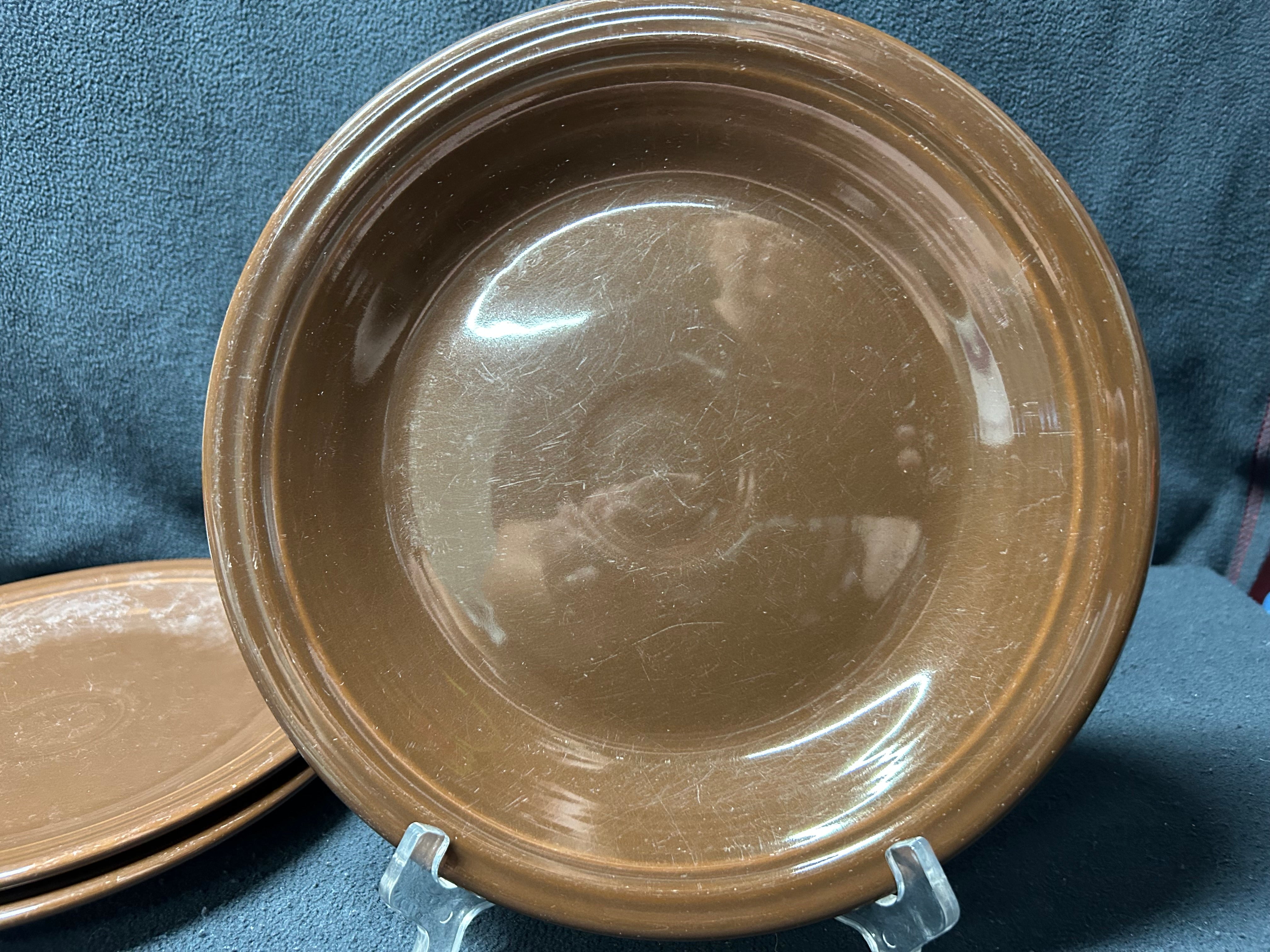 Brown Fiestaware Dinner Plate 10.5