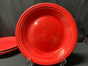 Red Fiestaware Dinner Plate 10.5 in.