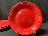 Red Fiestaware Dinner Plate 10.5 in.
