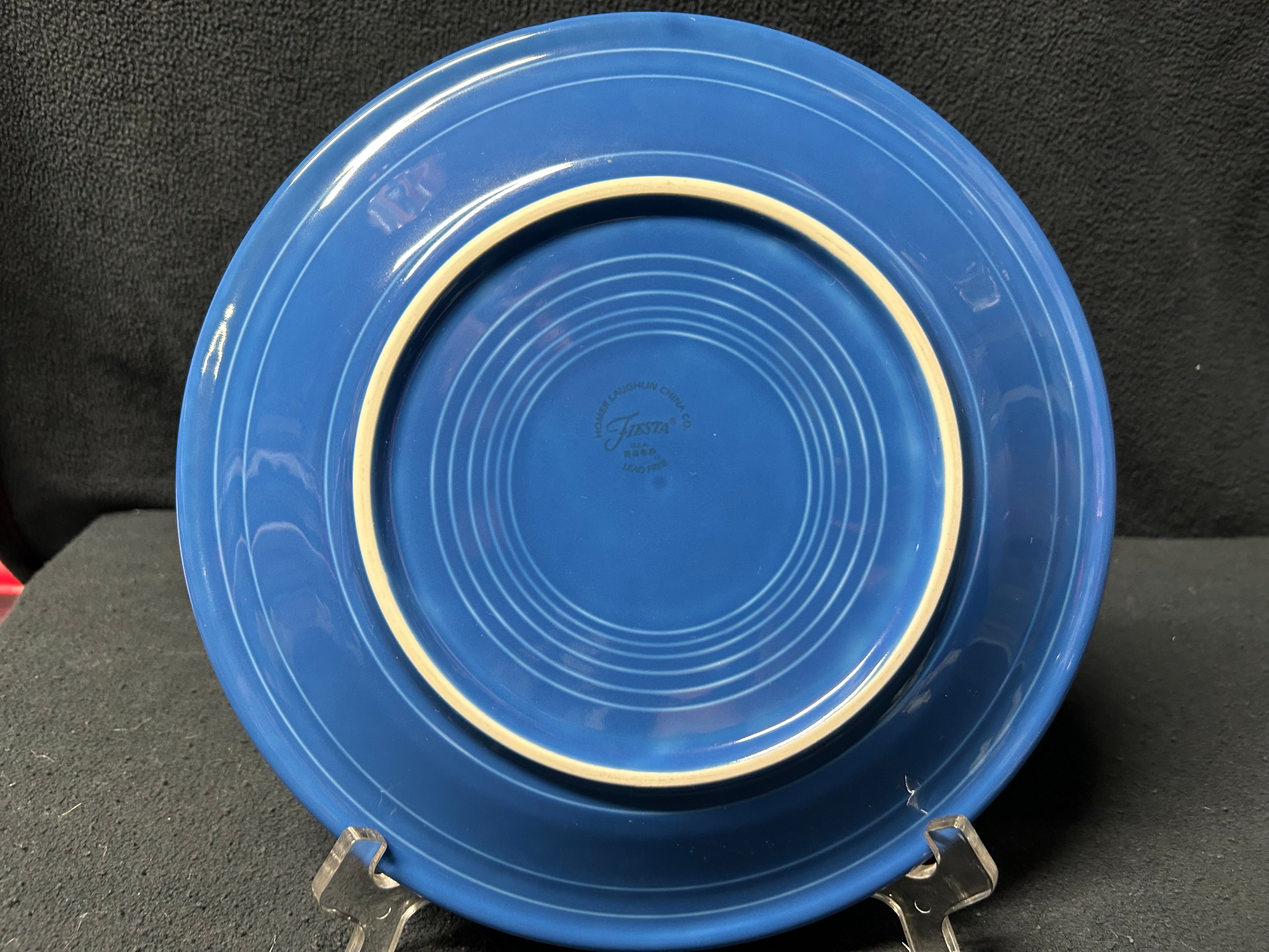 Peacock Blue Dinner Plate Fiestaware