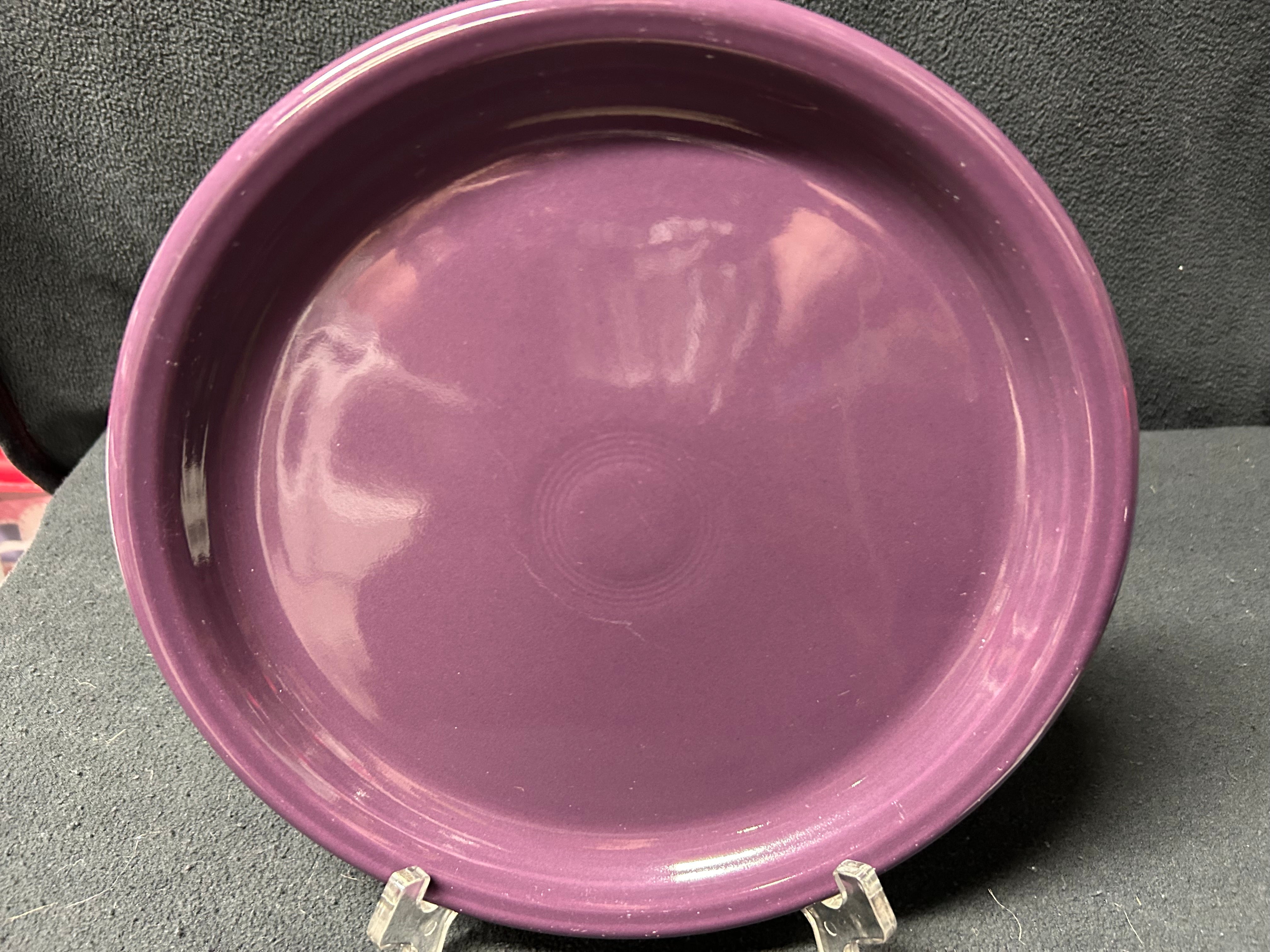 Purple Fiestaware Dinner Plate