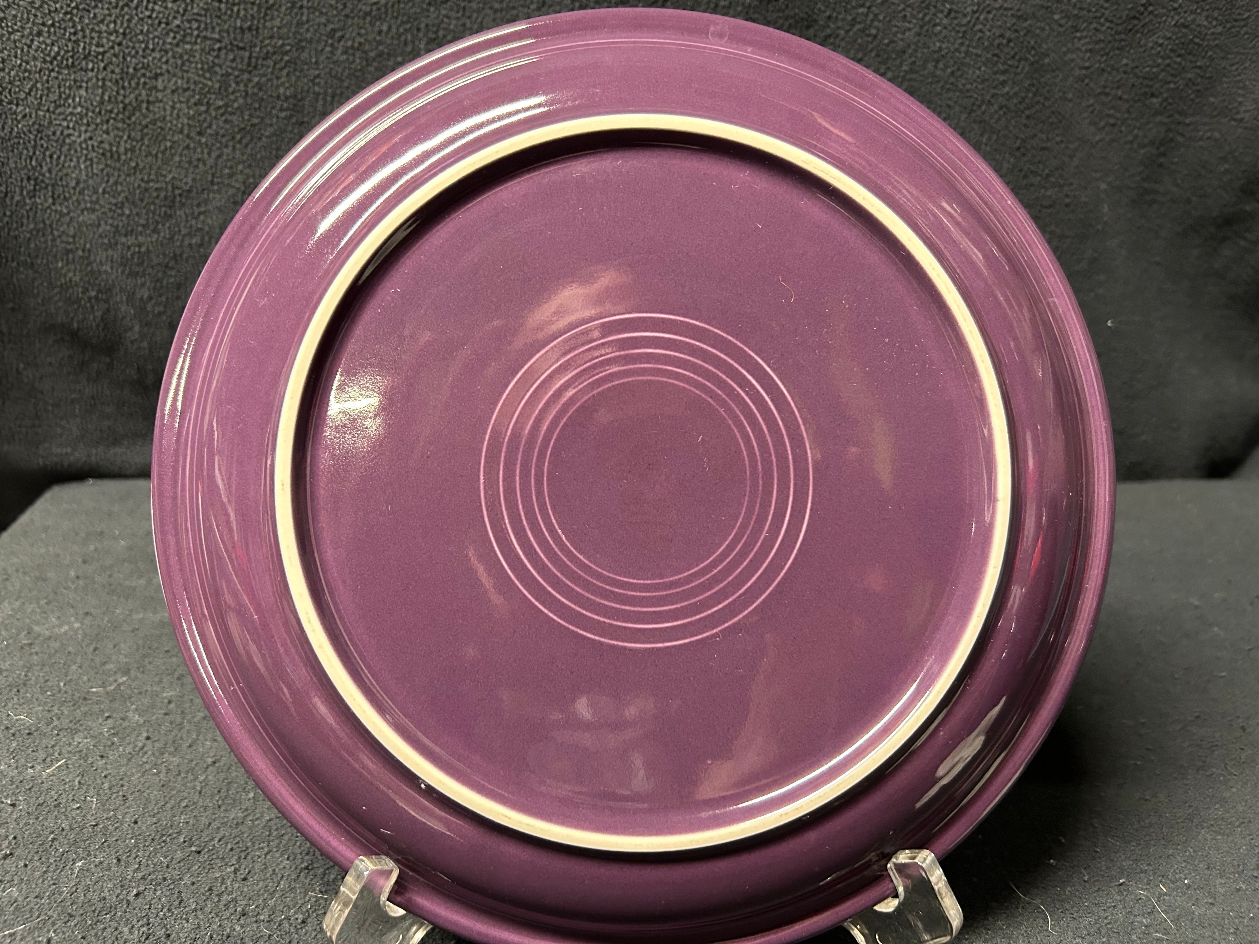 Purple Fiestaware Dinner Plate