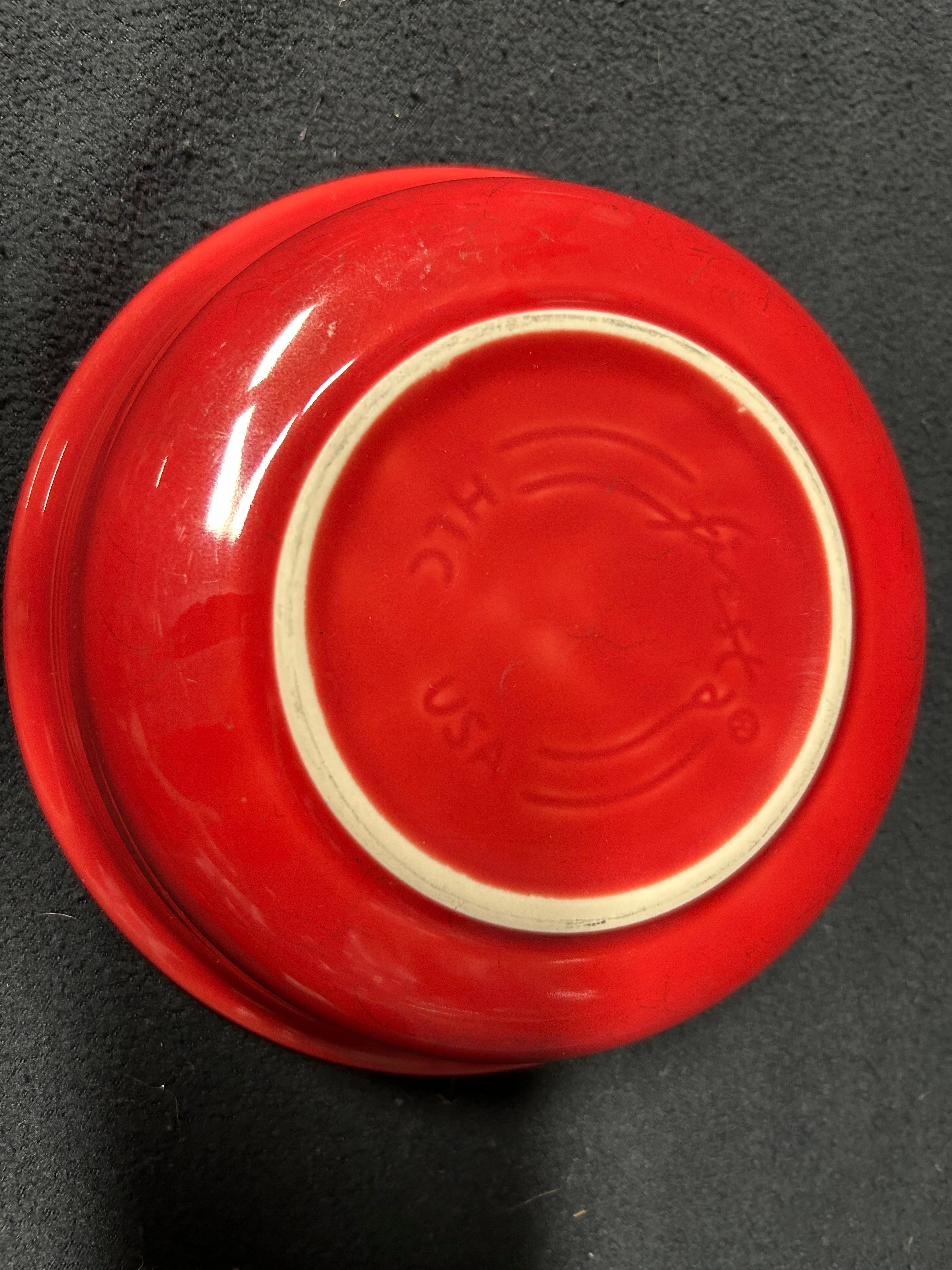 Red Cereal Bowl Fiestaware