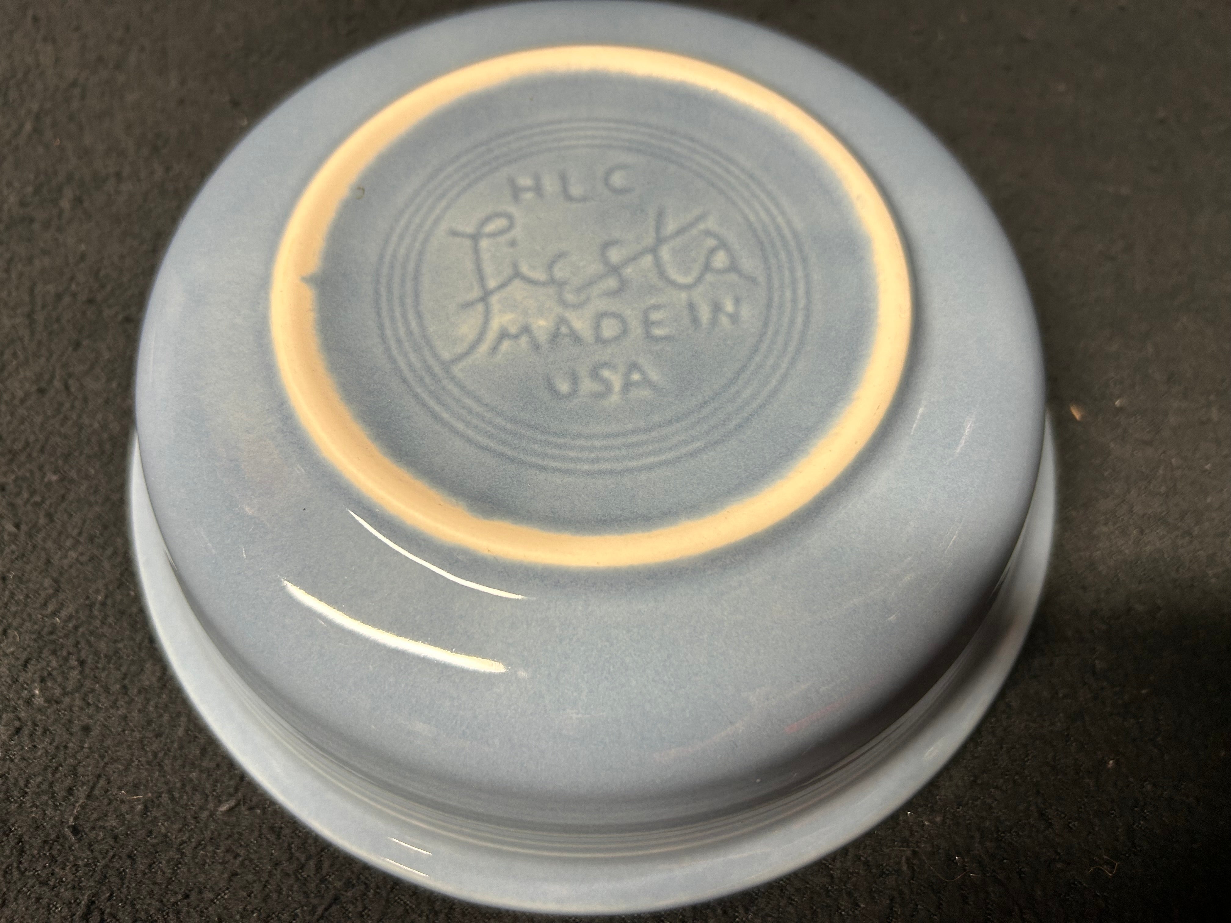 Light Blue Fiestaware Cereal Bowl