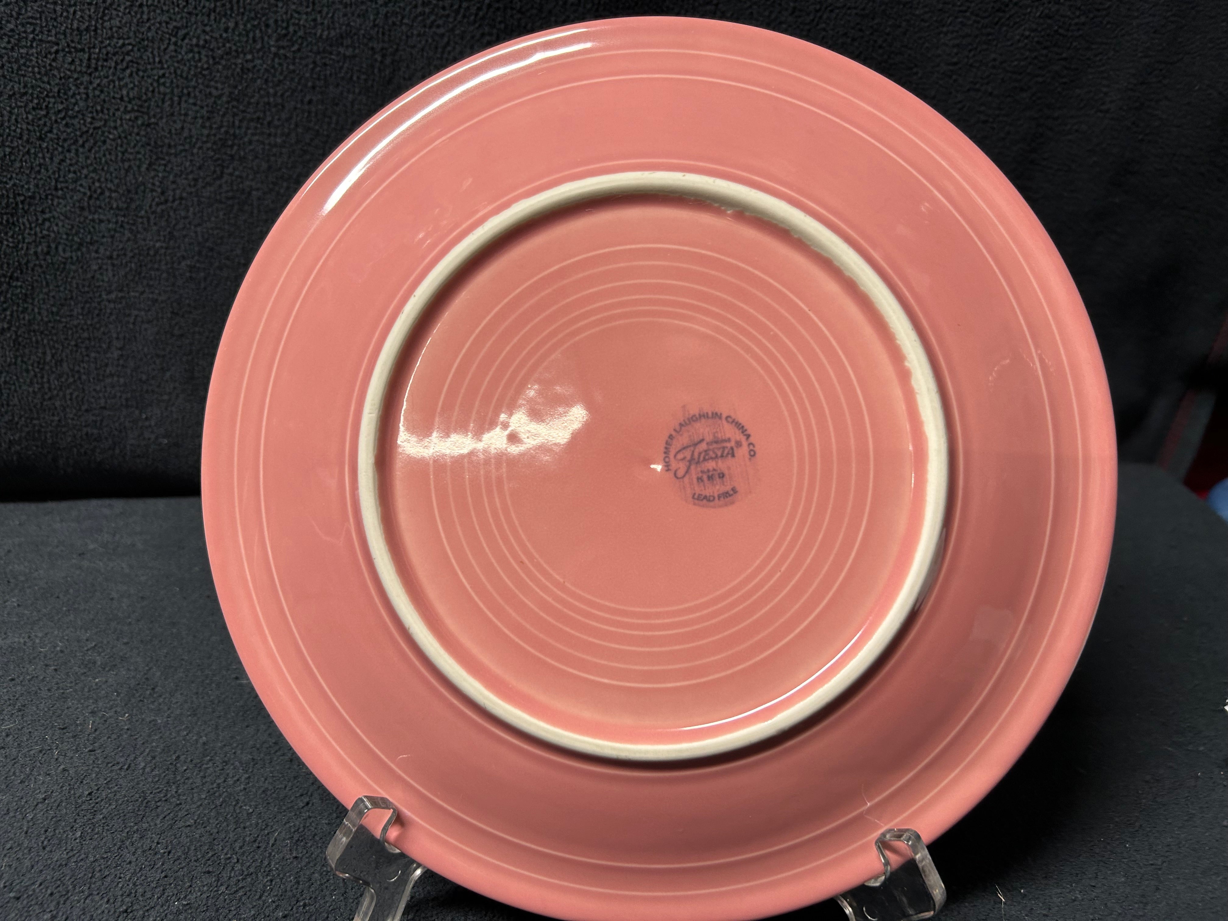 Light Pink Dinner Plate Fiestaware