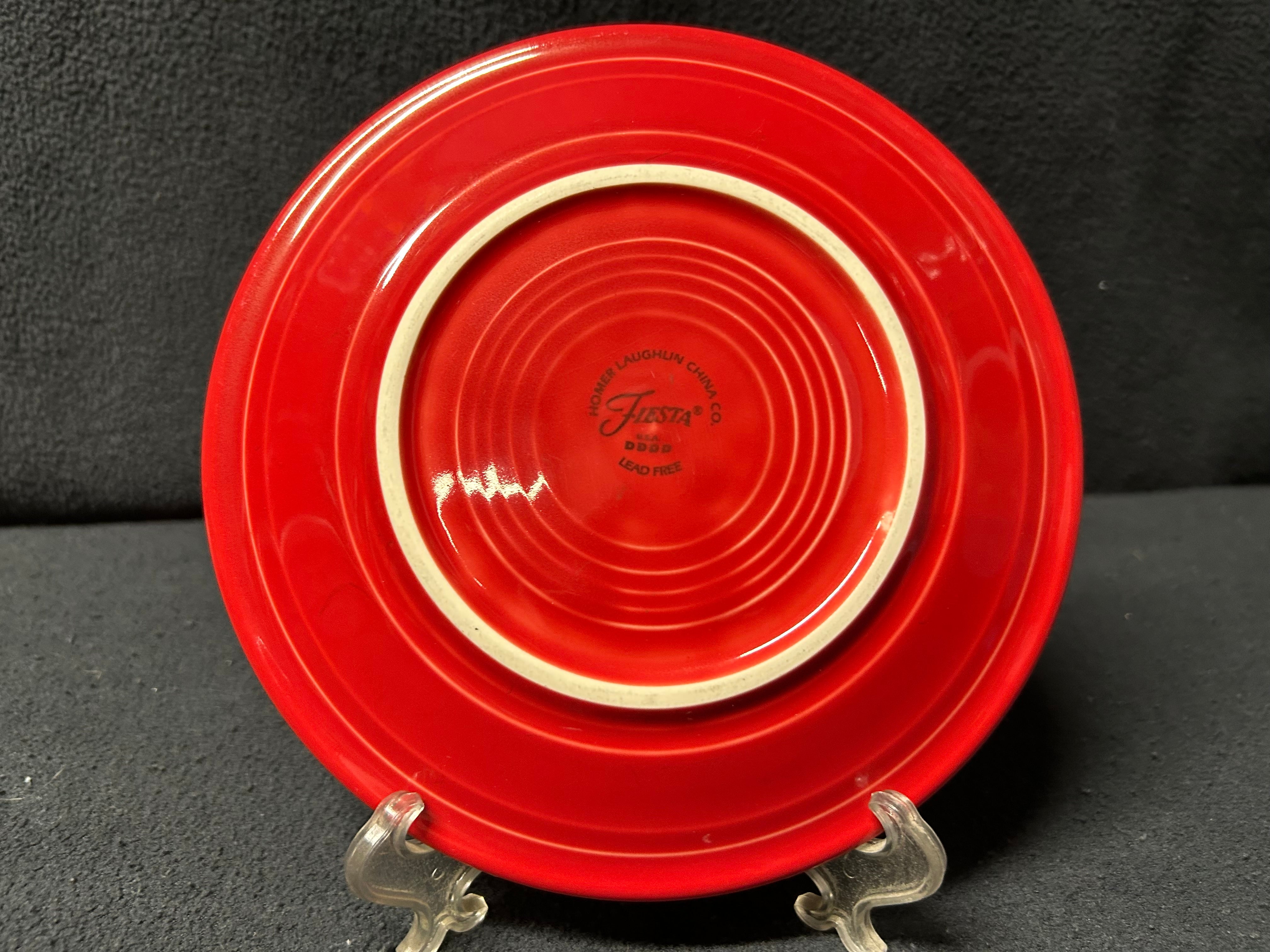 Red Fiestaware Bread/Butter Plate 7.25
