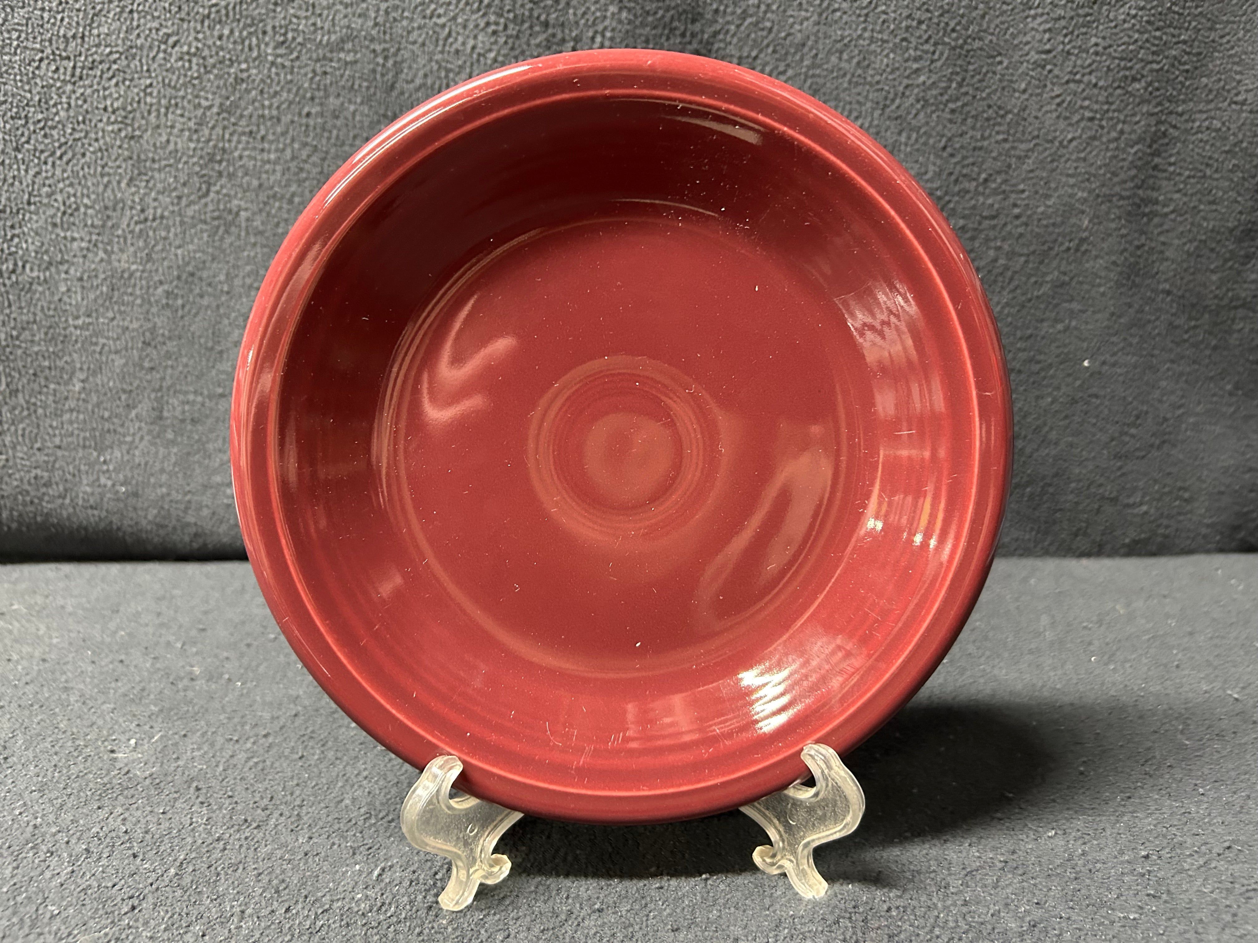 Maroon Fiestaware Bread/Butter Plate