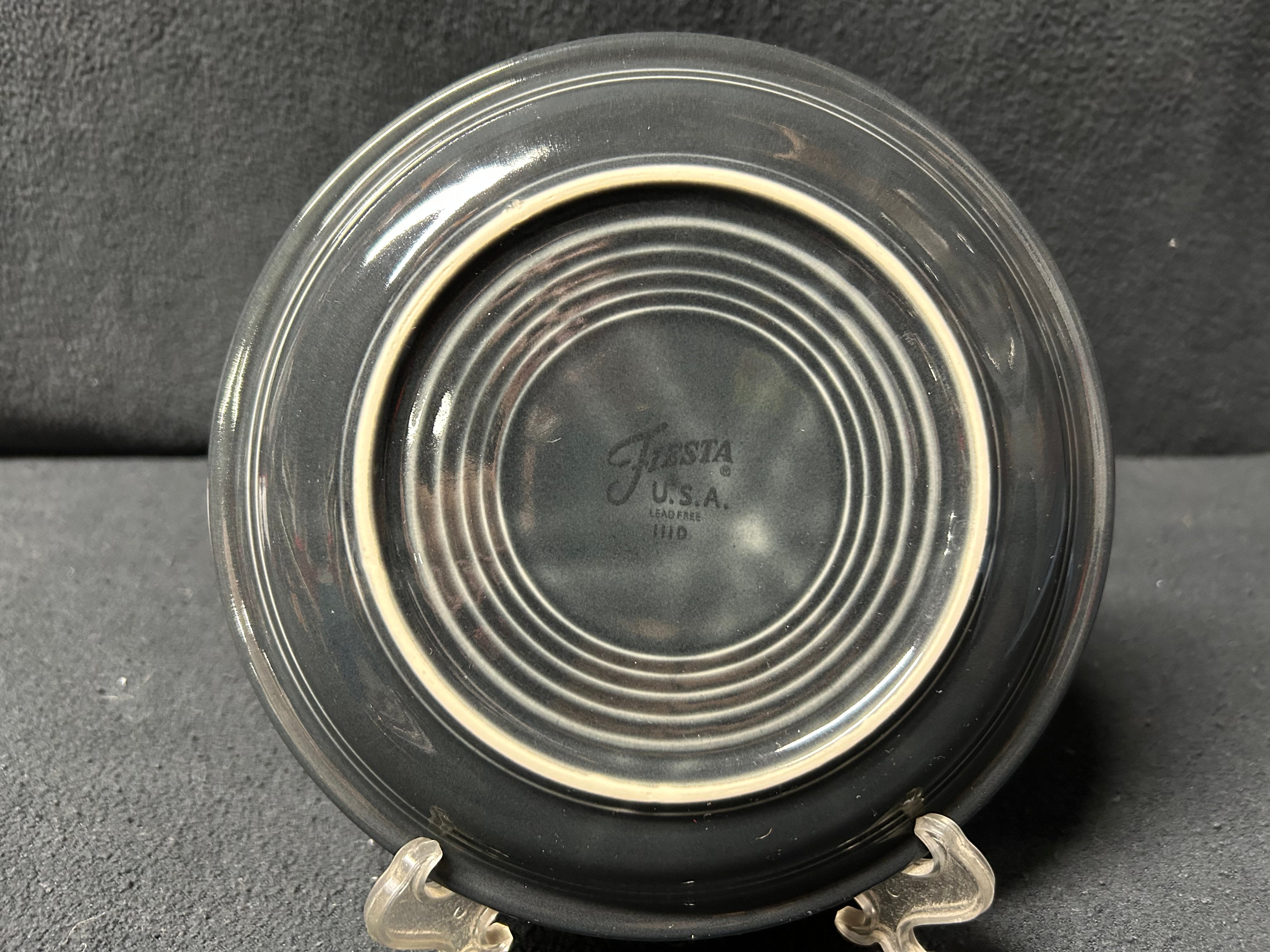 Gray Fiestaware Bread/Butter Plate