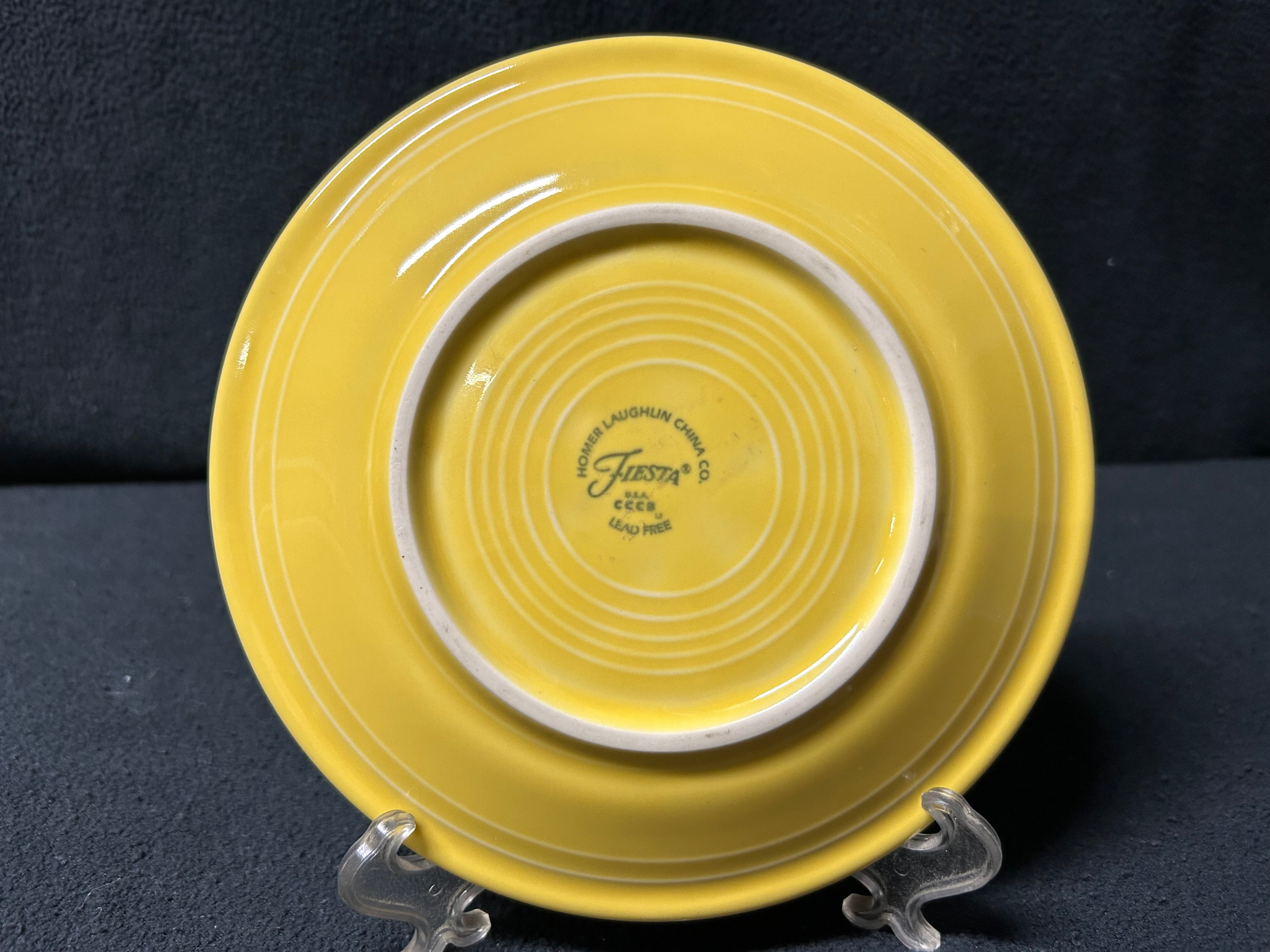 Yellow Fiestaware Bread/Butter Plate