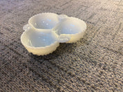 Trio milk glass