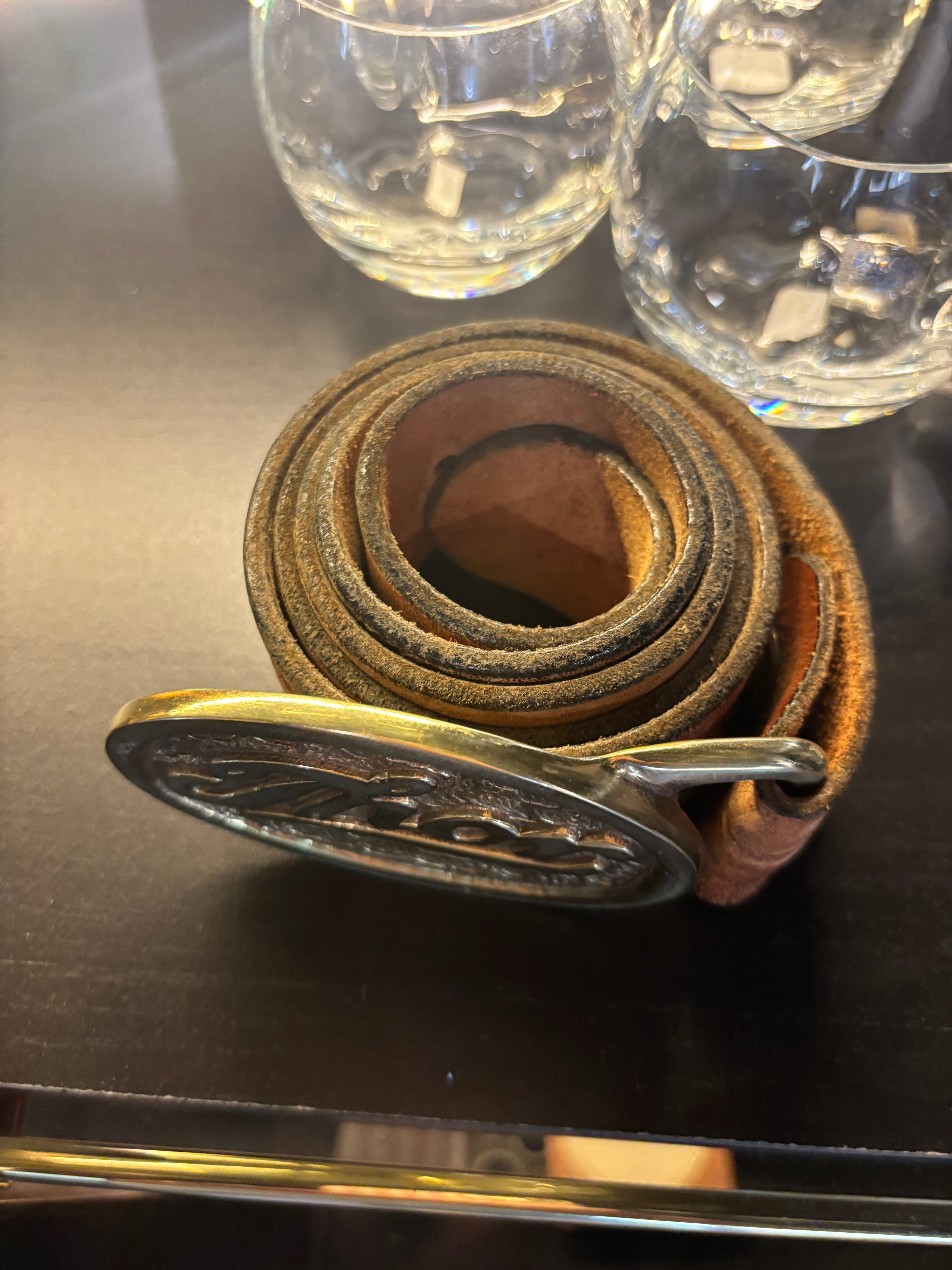 Vintage 70’s Thor leather Belt