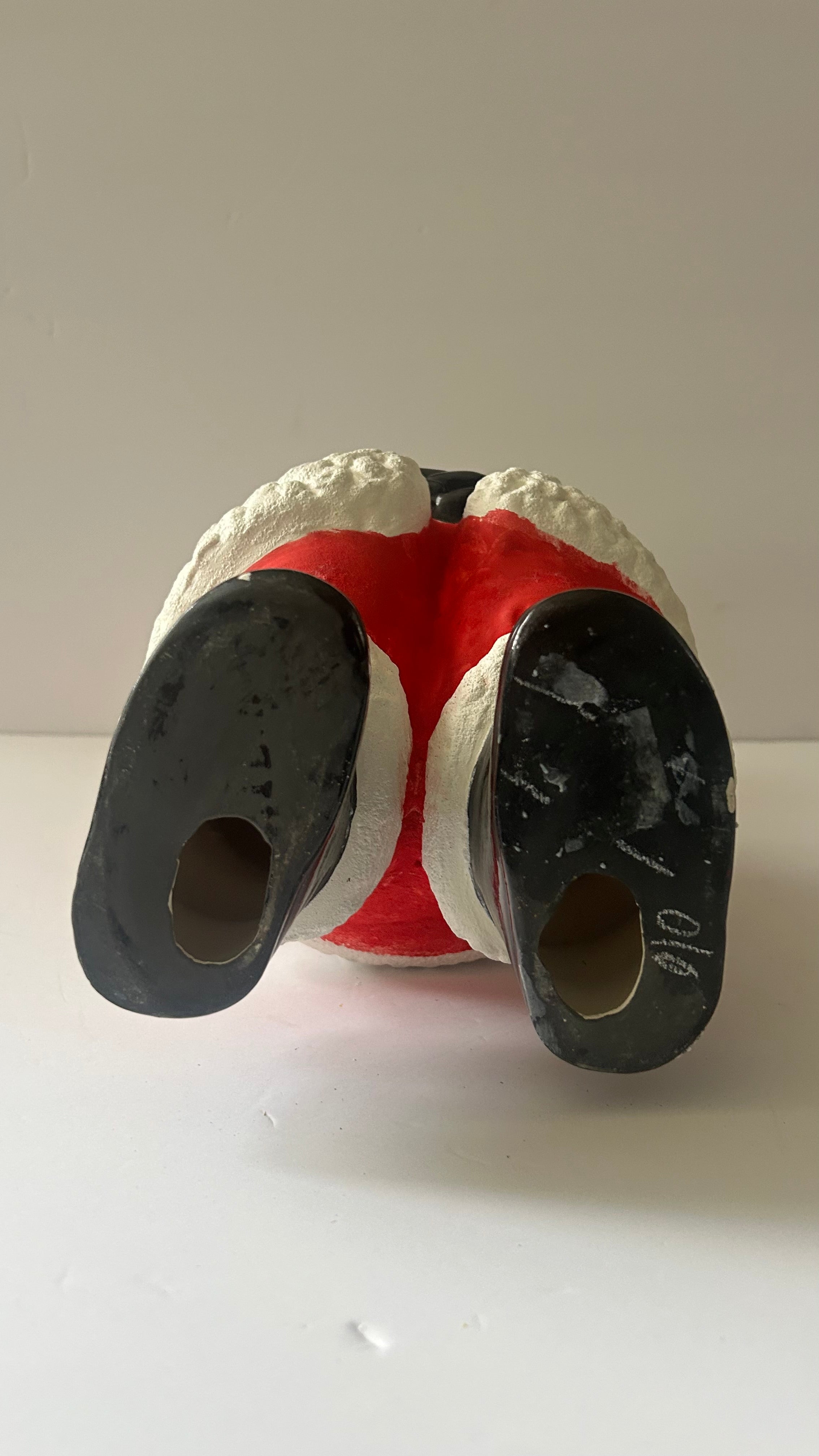 14” Atlantic Mold Winking Santa Ceramic