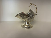 vintage silver-plated sugar scuttle