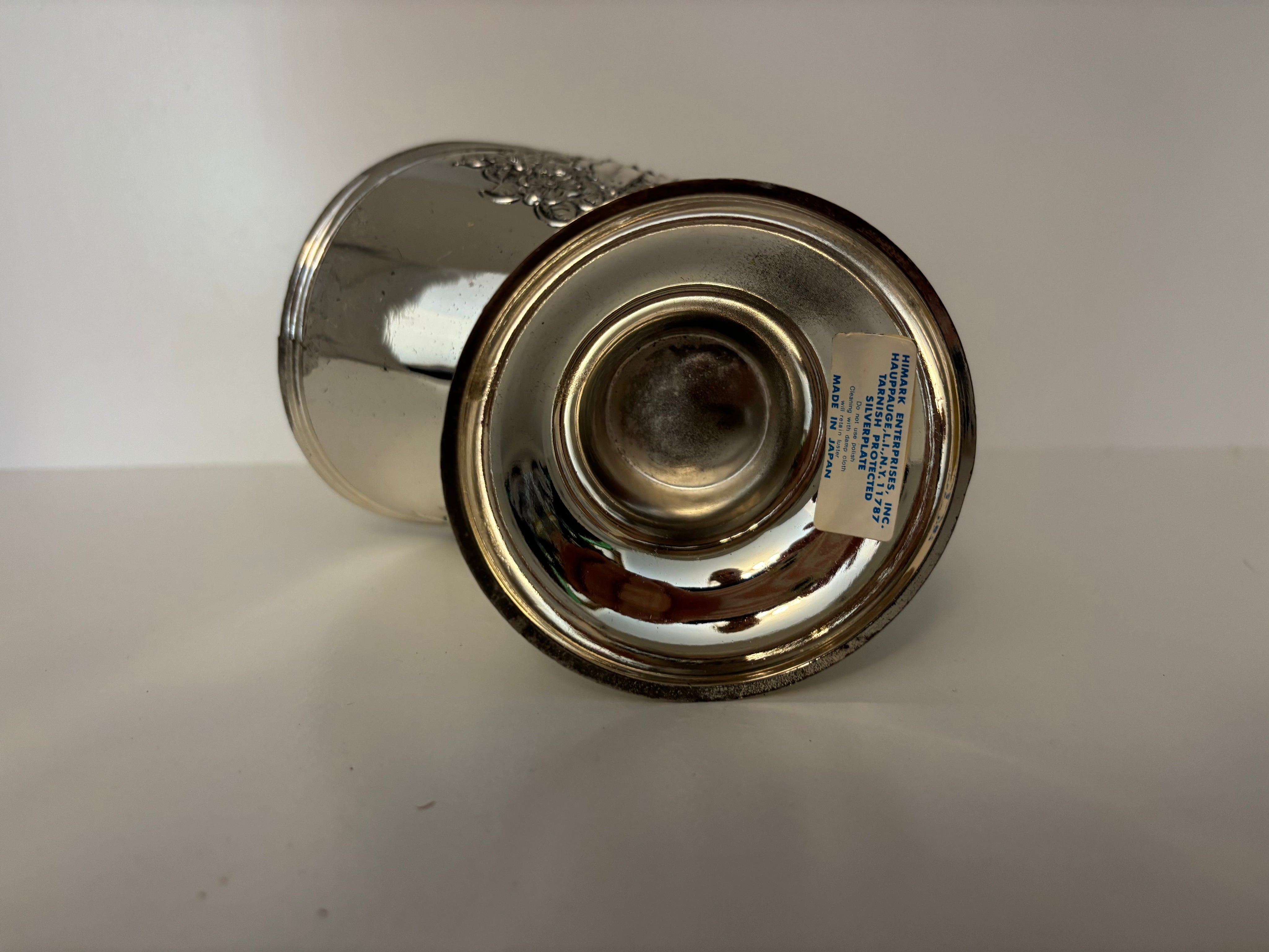 vintage silver-plated sugar scuttle