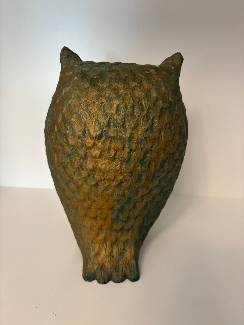 Vintage decorative owl — alternate view