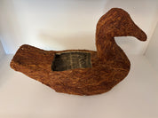 Handmade duck dry vase