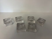 Mahj dice holder/salt cellar glass