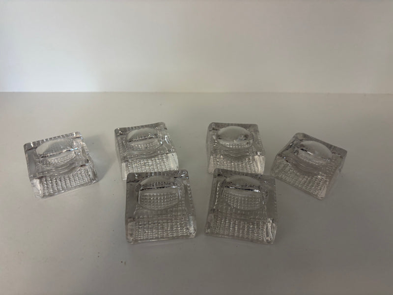 Mahj dice holder/salt cellar glass — alternate view