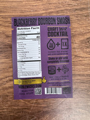 Blackberry Bourbon Smash Single Serve Craft Cocktail by Noble Micks