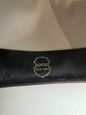 7 1/4 Men’s Knox Brown Fedora “cognac”Vintage