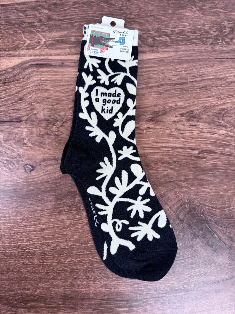 I Made A Good Kid Crew Socks