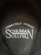 L Schuman Sullivan New Haven Connecticut Crusher Black Wool Hat Size L Made in USA