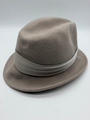 M Stacy Adams Men's Fedora Hat Beige  Classic