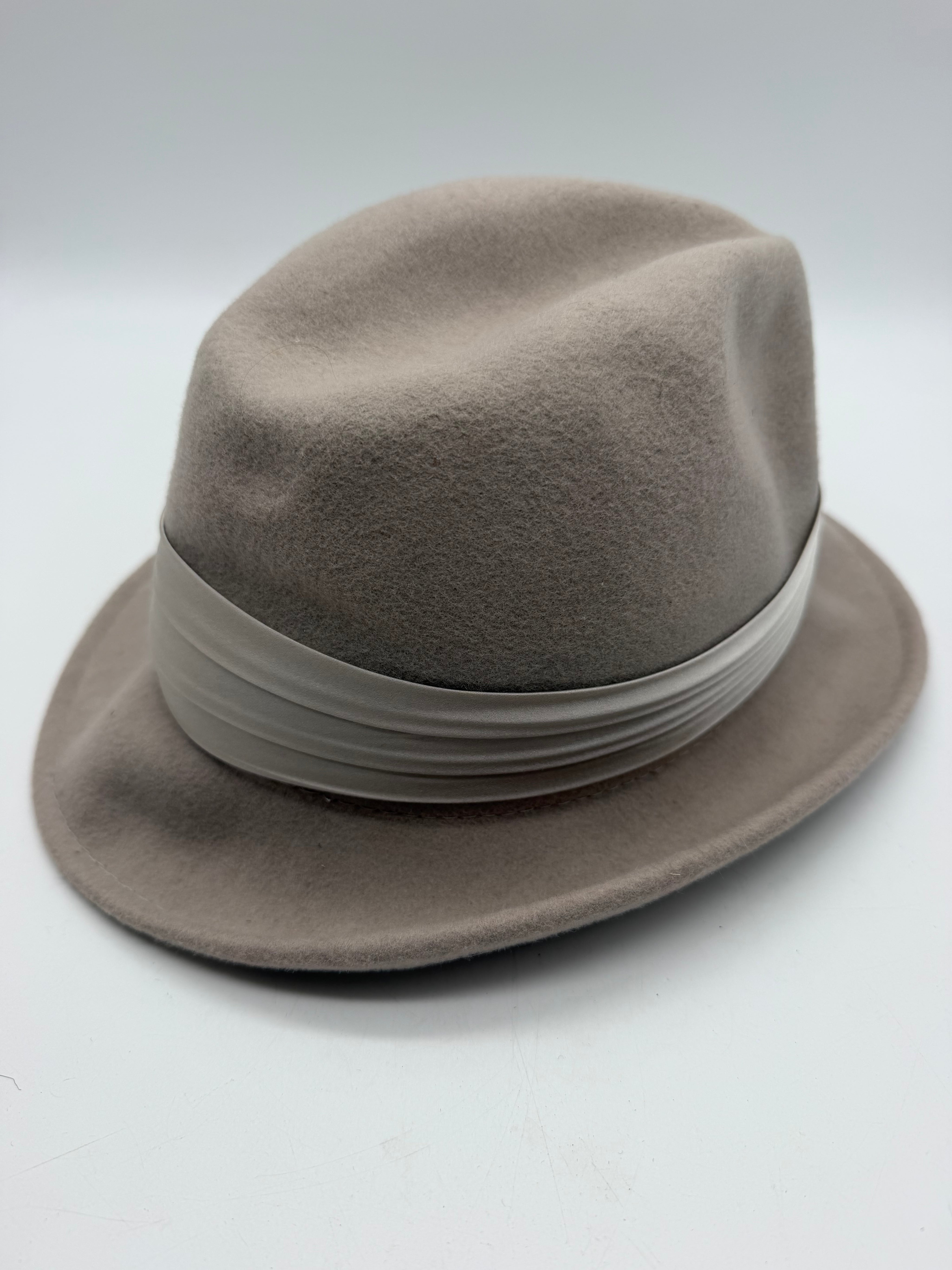 M Stacy Adams Men's Fedora Hat Beige  Classic