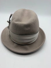 M Stacy Adams Men's Fedora Hat Beige  Classic