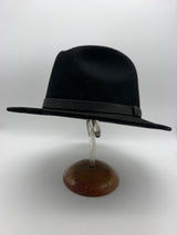 Large Men's Hat Lite Felt JOS.A.Bank 100% Wool  Packable Black