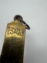 8” Vintage PS & W Company Brass Spring Balance Hanging Pocket Scale 25 lb