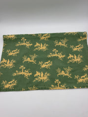 19x24” tea towel Kitchen Towel green Asian  print