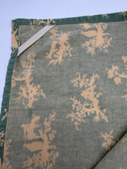 19x24” tea towel Kitchen Towel green Asian  print