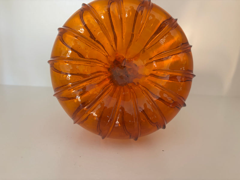 MCM Glass blown pumpkin — alternate view