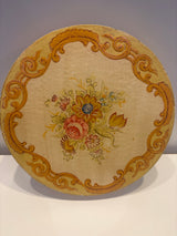 Vintage Round Paper Mache Box