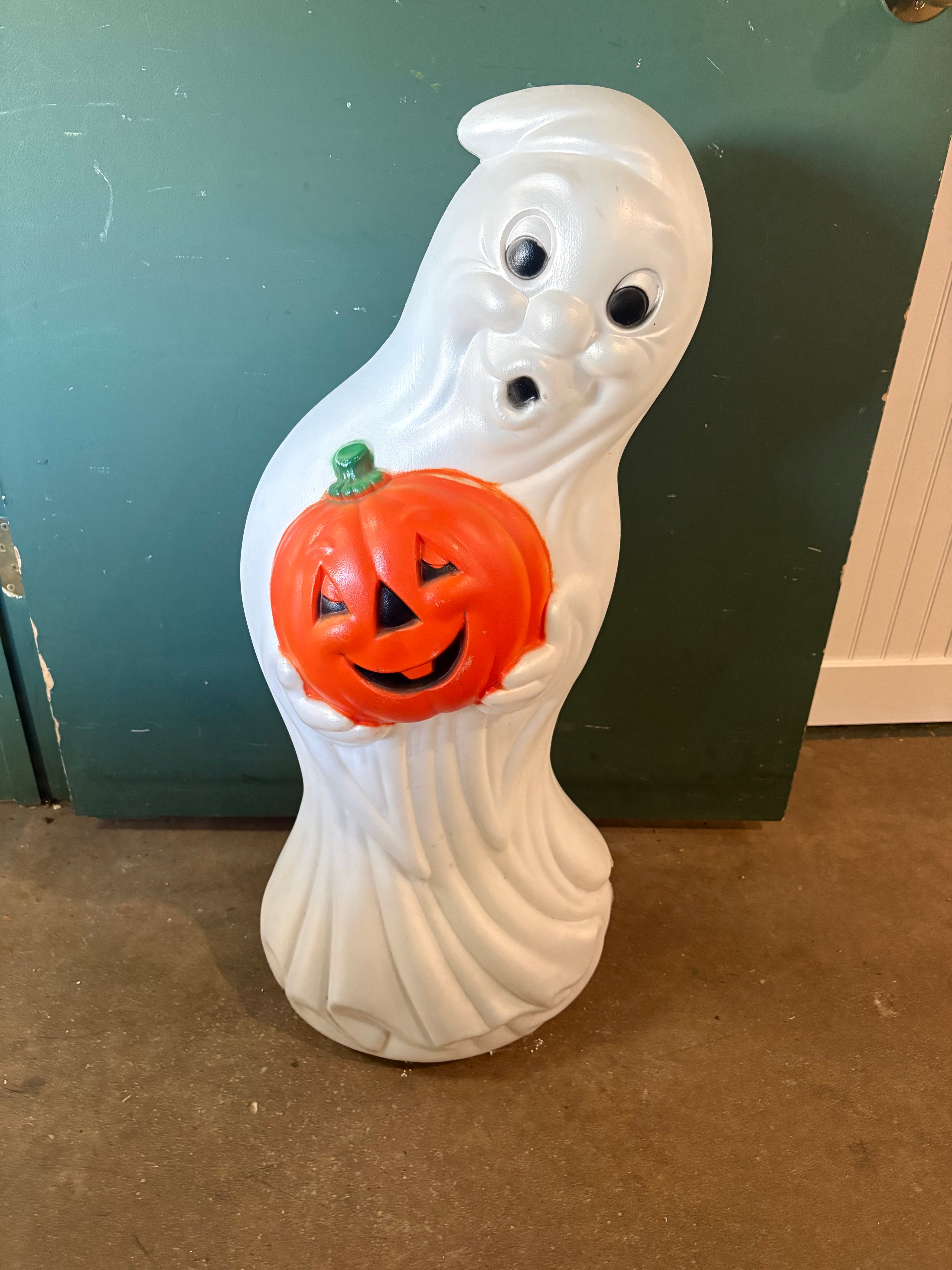 Vintage Ghost with Jackolantern Blowmold