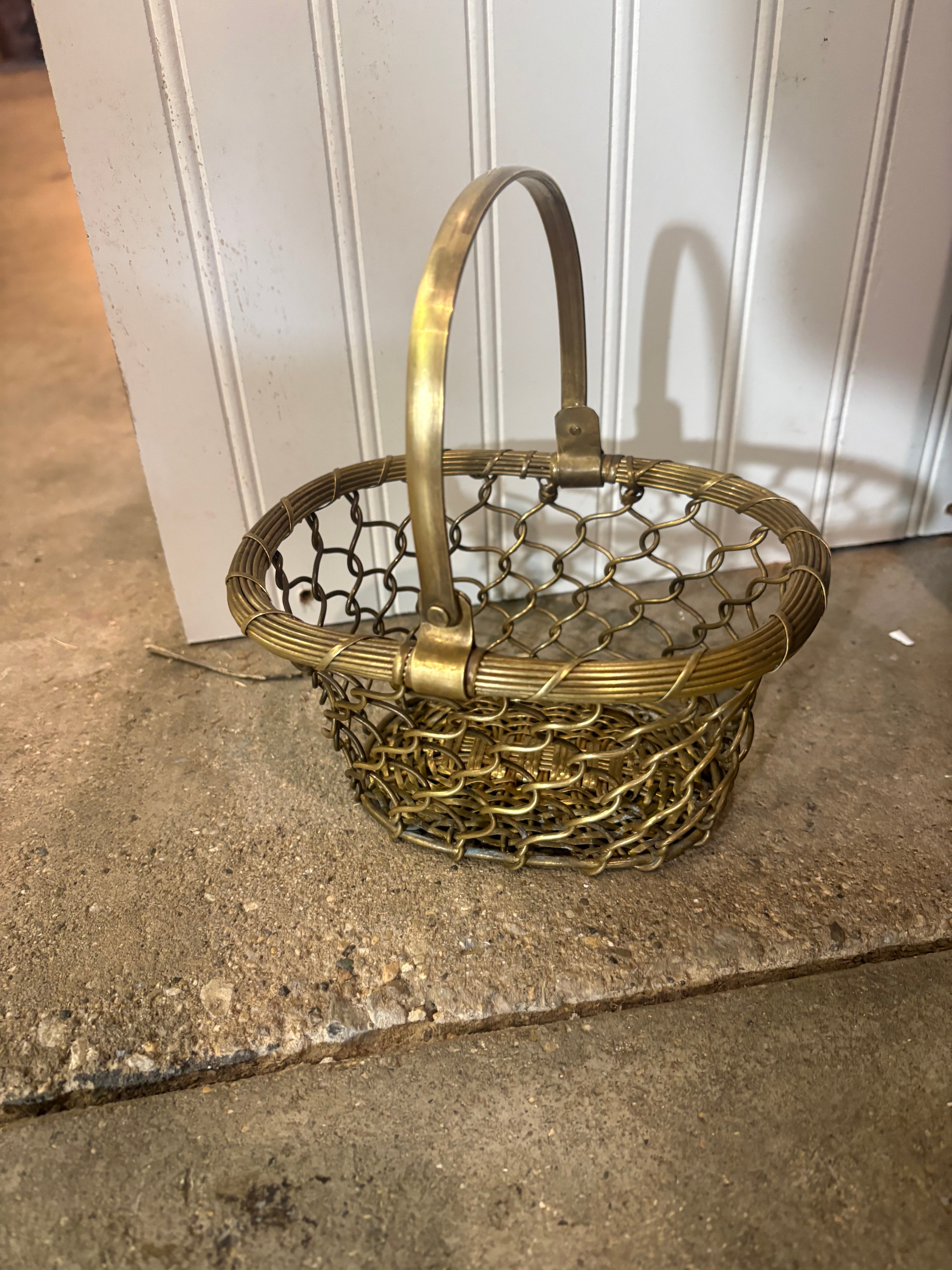 Brass Wire Basket