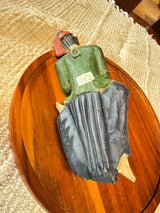 Hand-Carved and Painted Wooden Musical Wall Hanging