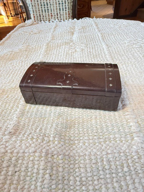 Bakelite Brown Card Box