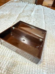 Bakelite Brown Card Box