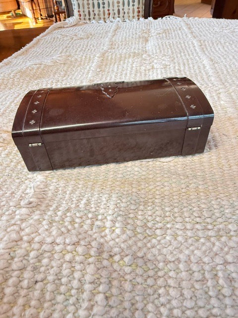 Bakelite Brown Card Box