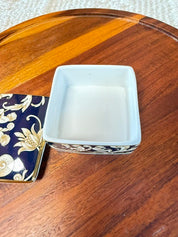 Wedge wood Cornucopia Bone China Trinket Box